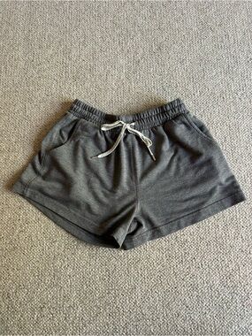 Everyday Charcoal Athletic Drawstring Shorts